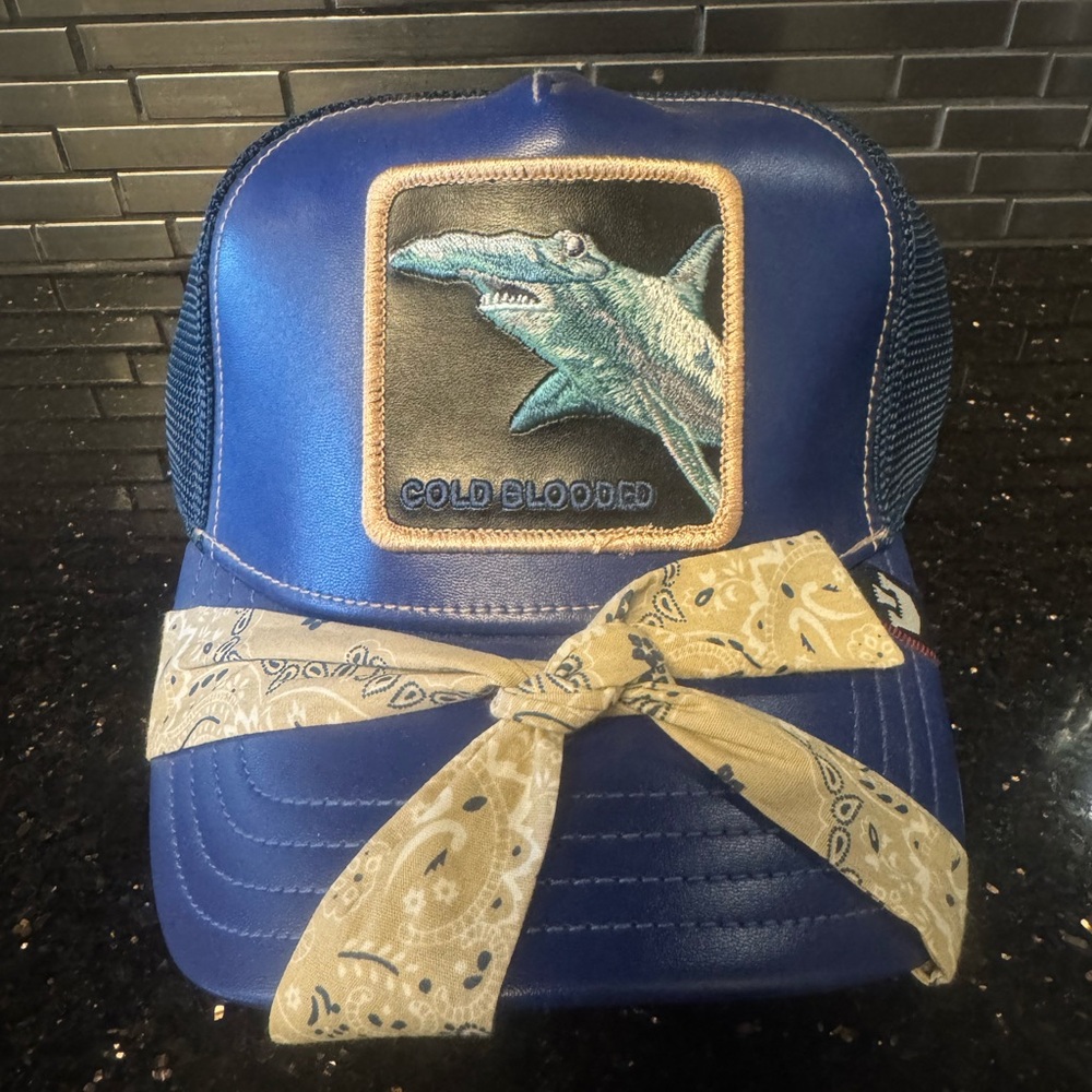 Goorin Bros Blue Shark Patch Hat